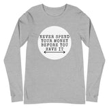 Money Long Sleeve Tee - Money Bag Profits