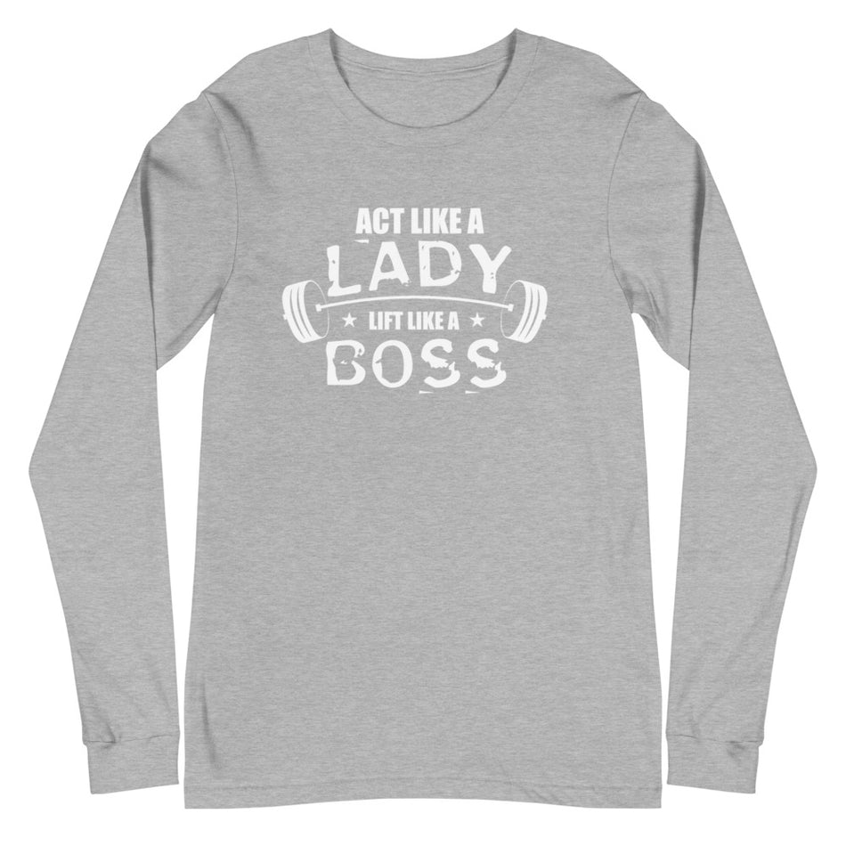 Lady Boss Long Sleeve Tee - Money Bag Profits