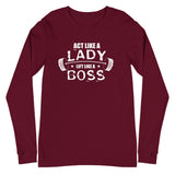 Lady Boss Long Sleeve Tee - Money Bag Profits