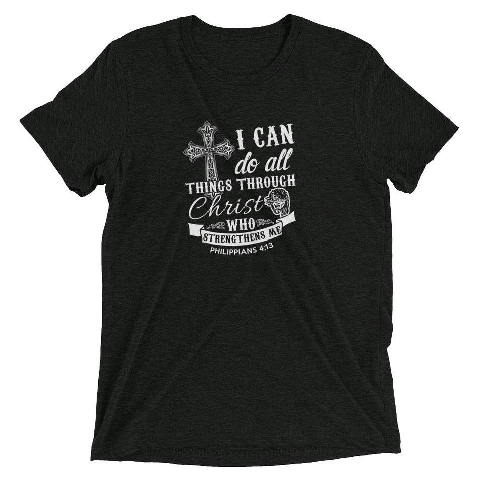 I can do all things Through t-shirt - Money Bag Profits