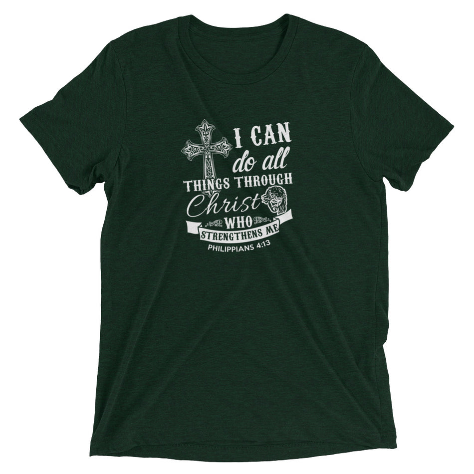 I can do all things Through t-shirt - Money Bag Profits