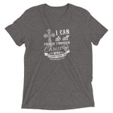 I can do all things Through t-shirt - Money Bag Profits