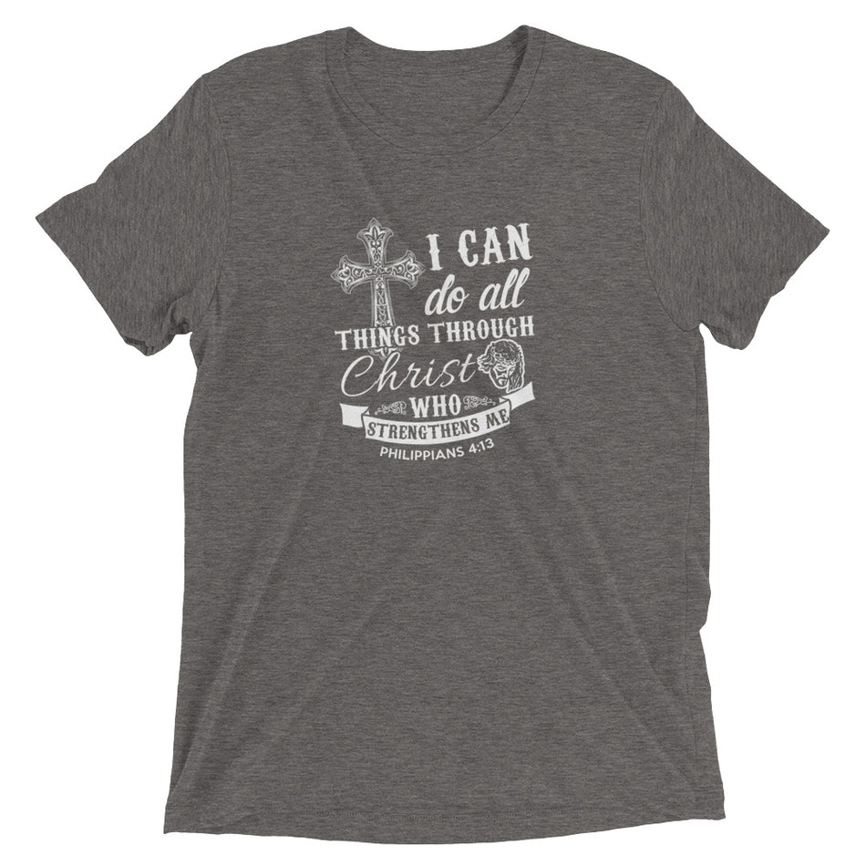I can do all things Through t-shirt - Money Bag Profits