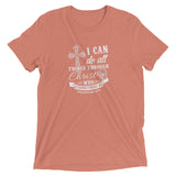 I can do all things Through t-shirt - Money Bag Profits
