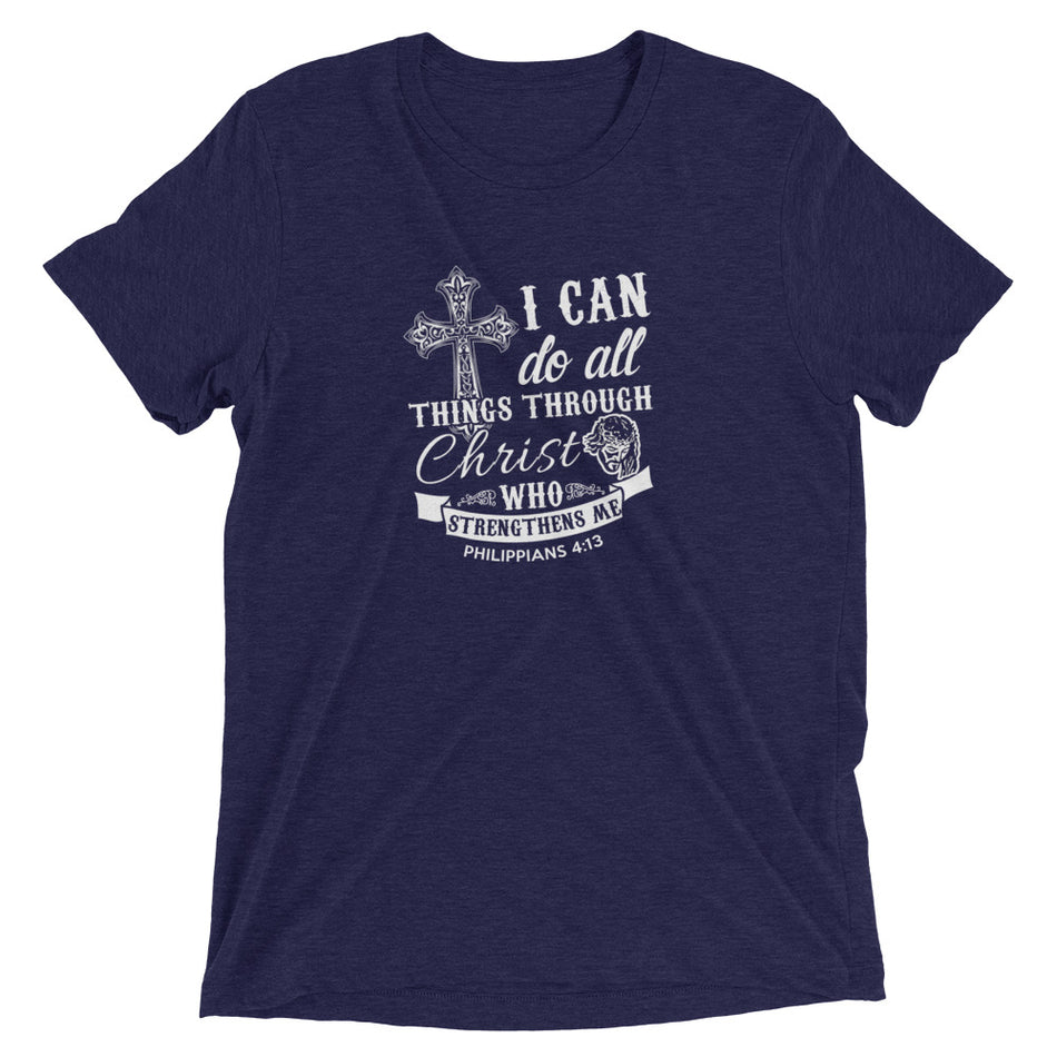 I can do all things Through t-shirt - Money Bag Profits