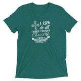 I can do all things Through t-shirt - Money Bag Profits