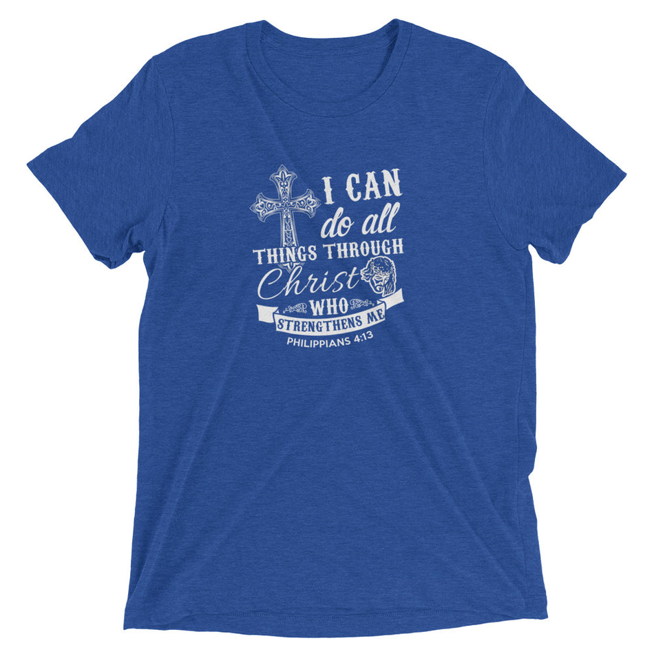 I can do all things Through t-shirt - Money Bag Profits