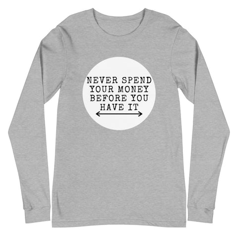 Money Long Sleeve Tee - Money Bag Profits