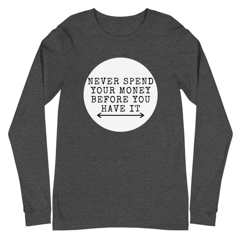Money Long Sleeve Tee - Money Bag Profits