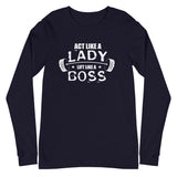 Lady Boss Long Sleeve Tee - Money Bag Profits