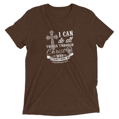 I can do all things Through t-shirt - Money Bag Profits