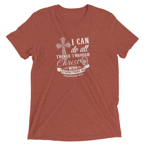 I can do all things Through t-shirt - Money Bag Profits
