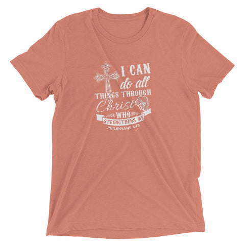 I can do all things Through t-shirt - Money Bag Profits