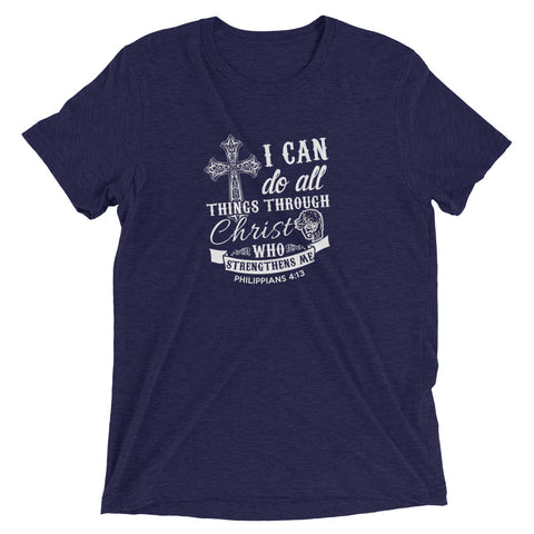 I can do all things Through t-shirt - Money Bag Profits