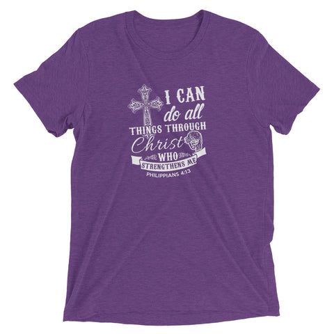 I can do all things Through t-shirt - Money Bag Profits