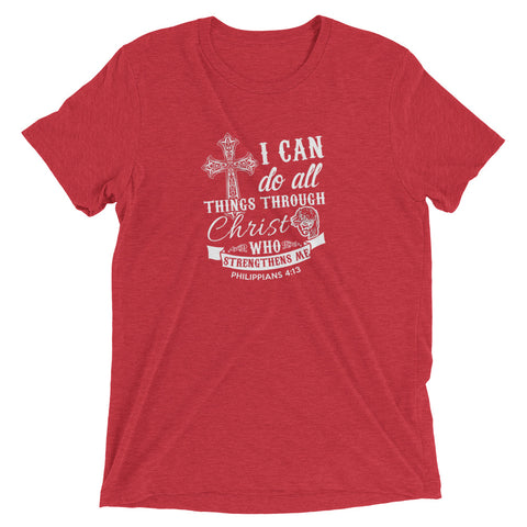 I can do all things Through t-shirt - Money Bag Profits