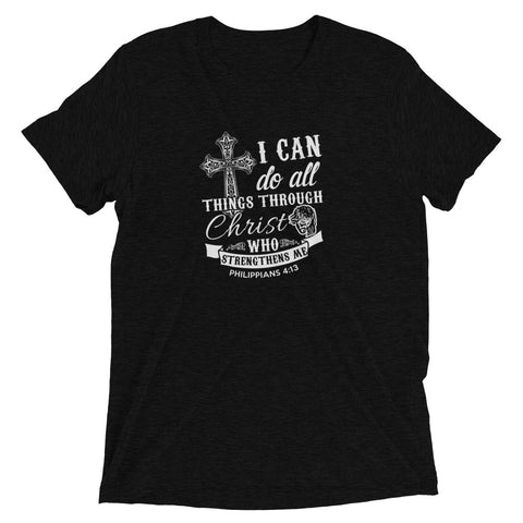 I can do all things Through t-shirt - Money Bag Profits