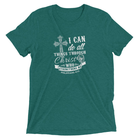I can do all things Through t-shirt - Money Bag Profits