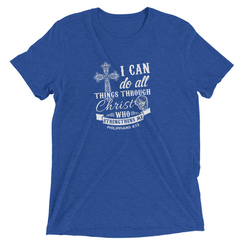I can do all things Through t-shirt - Money Bag Profits